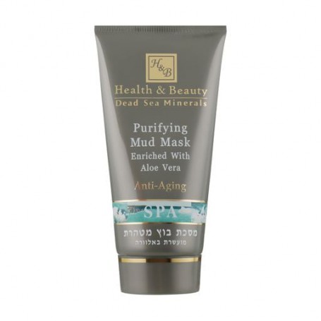 Очищающая грязевая маска для лица Health and Beauty Purifying Mud Mask с алоэ вера, 150 мл