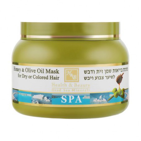 Маска Health And Beauty Olive Oil & Honey Hair Mask для сухих и окрашенных волос, с оливковым маслом и медом, 250 мл