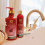 Укрепляющий шампунь для волос Health And Beauty Treatment Shampoo для блеска, с экстрактом граната, 400 мл