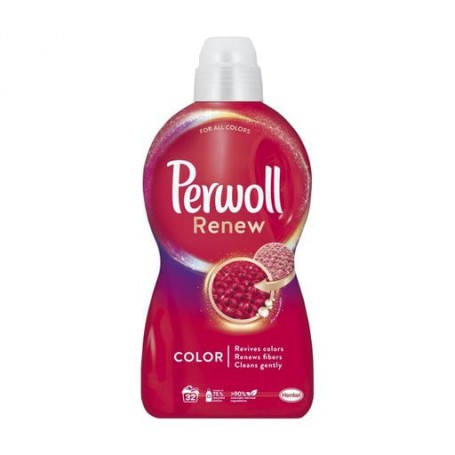 Средство для деликатной стирки Perwoll Renew Color для цветных вещей, 32 стирки, 1.92 л