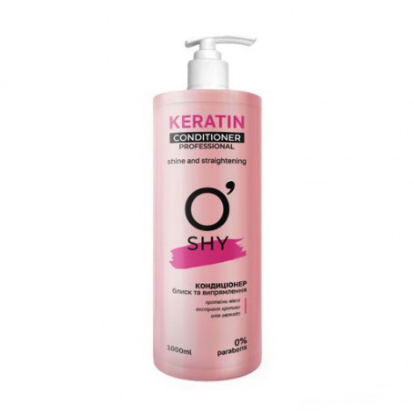 Кондиционер для волос O'shy Keratin Professional Conditioner Блеск и выпрямление, 1 л