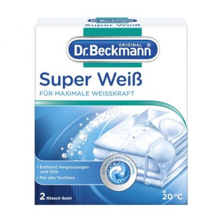 Отбеливатель Dr. Beckmann для белых вещей, 2*40 г