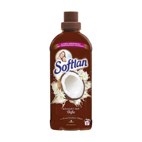 Кондиционер для белья Softlan Кокос и белые цветы, 27 стирок, 650 мл