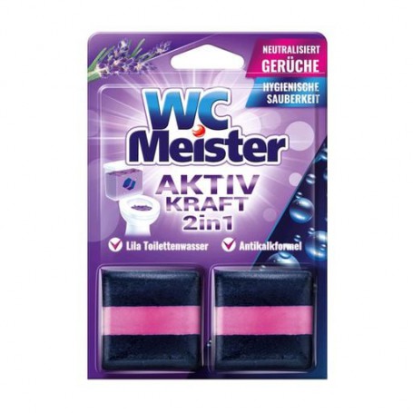 Таблетки для сливного бачка WC Meister Лаванда, 2*50 г