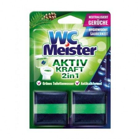 Таблетки для сливного бачка WC Meister Сосна, 2*50 г