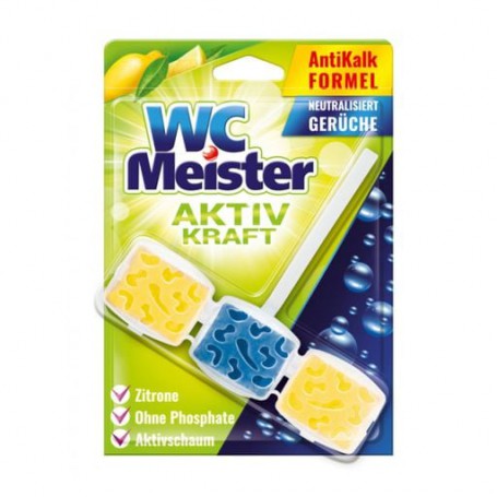 Блок для очистки унитаза WC Meister Лимон, 45 г