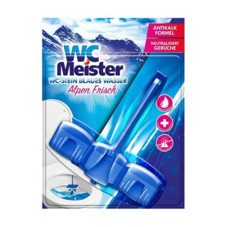 Блок для очистки унитаза WC Meister Альпийская свежесть, 45 г