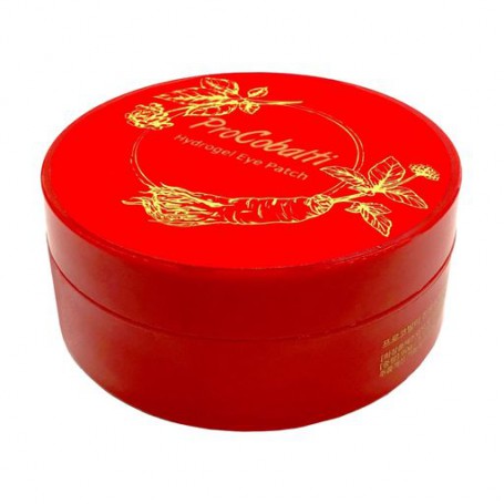 Гидрогелевые патчи для кожи вокруг глаз Cobalti Procobalti Hydrogel Eye Patch с экстрактом женьшеня и пептидами, 60 шт