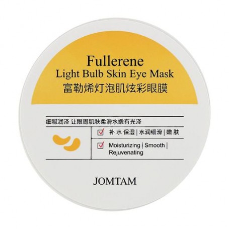 Гидрогелевые патчи для кожи вокруг глаз Jomtam Fullerene Light Bulb Skin Eye Mask с фуллеренами и экстрактом красных водорослей,
