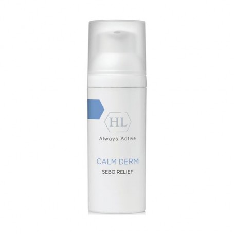 Себорелиф балансирующий крем для себорейной и жирной кожи лица Holy Land Cosmetics Calm Derm Sebo Relief, 50 мл