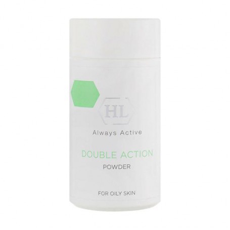 Защитная пудра Holy Land Double Action Powder для жирной кожи лица, 45 г