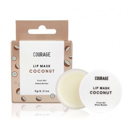 Маска-бальзам для губ Courage Lip Mask Coconut, 9 г