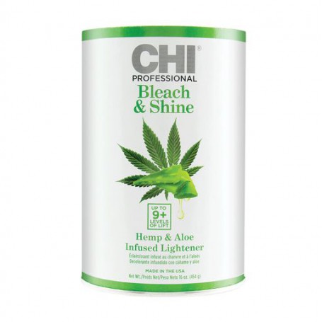 Порошок для осветления волос CHI Bleach & Shine Lightener с коноплей и алое, 454 г