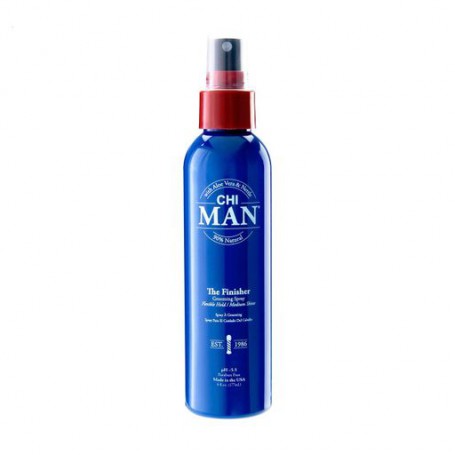 Финишный спрей для укладки волос CHI Man The Finisher Grooming Spray pH 5.5 Эластичная фиксация, с алое и крапивой, 177 мл