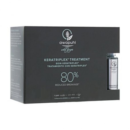 Концентрированный кератиновый комплекс для волос Paul Mitchell Awapuhi Wild Ginger Keratriplex Treatment, 10*10 мл