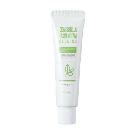Успокаивающий крем для лица Esfolio Cica Centella Facial Cream с центелой азиатской, 50 мл
