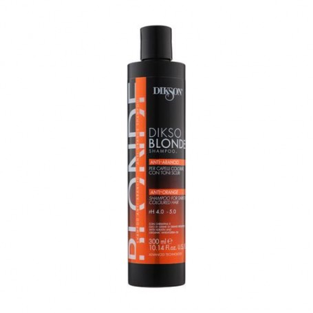 Шампунь-нейтрализатор оранжевого цвета волос Dikson Dikso Blonde Anti-Arancio Shampoo при обесцвечивании и осветлении, 300 мл