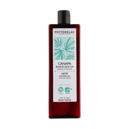 Гель для душа Phytorelax Laboratories Hemp Shower Gel Увлажнение и расслабление, 500 мл