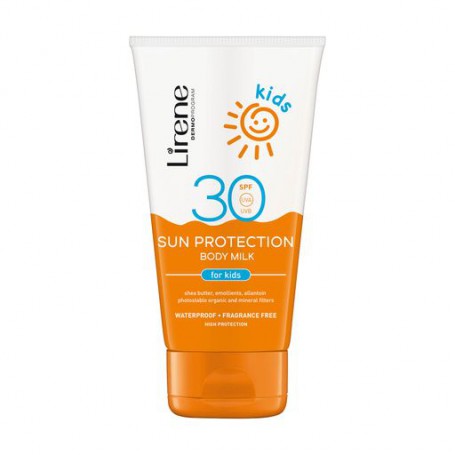 Детское защитное молочко для загара Lirene Kids SPF 30, 150 мл