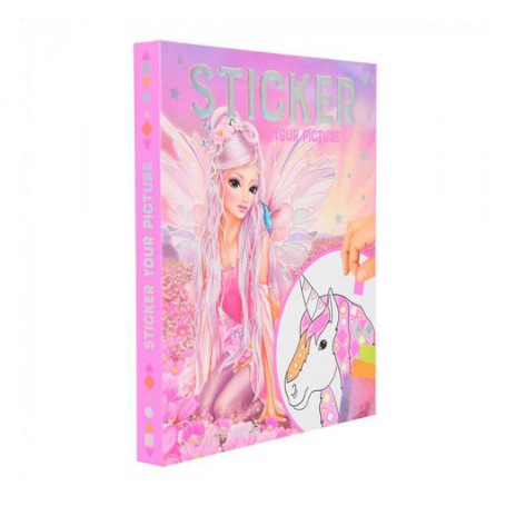 Детский альбом с наклейками Fantasy Model Твоя картина от 5 лет (6283792)