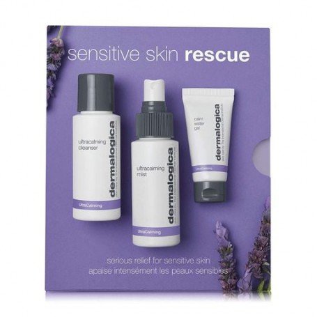 Набор для чувствительной кожи лица Dermalogica Sensitive Skin Rescue (гель, 50 мл + спрей, 50 мл + гель, 15 мл)