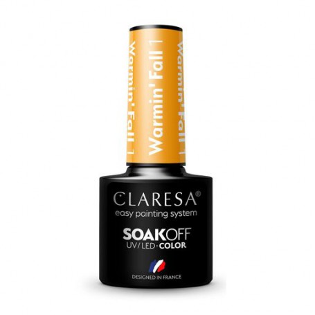 Гель-лак для ногтей Claresa Easy Painting System Soak Off UV/LED Color Warmin' Fall 1, 5 г