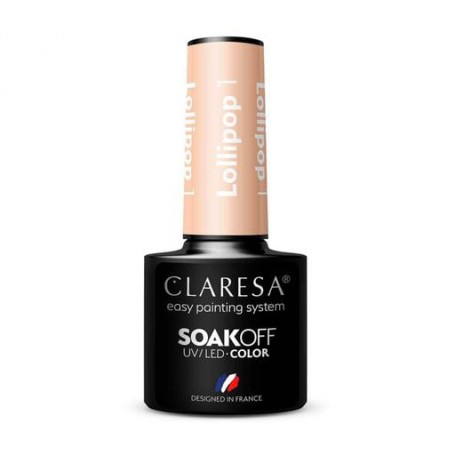 Гель-лак для ногтей Claresa Easy Painting System Soak Off UV/LED Color Lollipop 1, 5 г