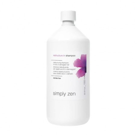 Реструктурирующий шампунь Simply Zen Restructure In Shampoo для сухих и поврежденных волос, 1 л