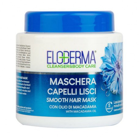 Маска Eloderma для прямых волос, с маслом макадамии, 500 мл