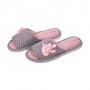 Женские комнатные тапочки Twins HS-VL Pink Rabbit открытые, серые, размер 40