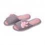 Женские комнатные тапочки Twins HS-VL Pink Rabbit открытые, серые, размер 38-39