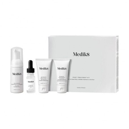 Набор для лица Medik8 Post Treatment Kit (солнцезащитный крем, 15 мл + крем, 15 мл + пенка для умывания, 40 мл + сыворотка, 10 м