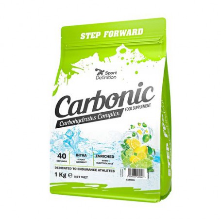 Пищевая добавка предтренировочный комплекс в порошке Sport Definition Carbonic Лимон, 1 кг