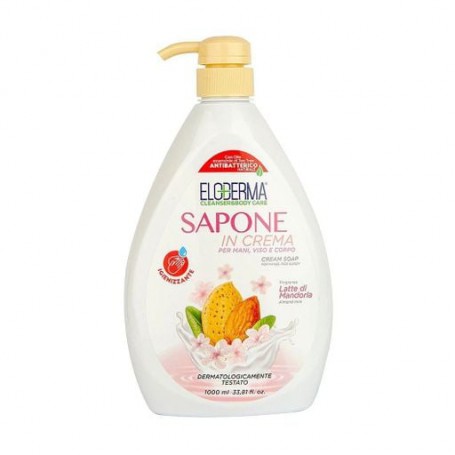 Антибактериальное жидкое крем-мыло для рук Eloderma Liquid Soap Миндаль, 1 л