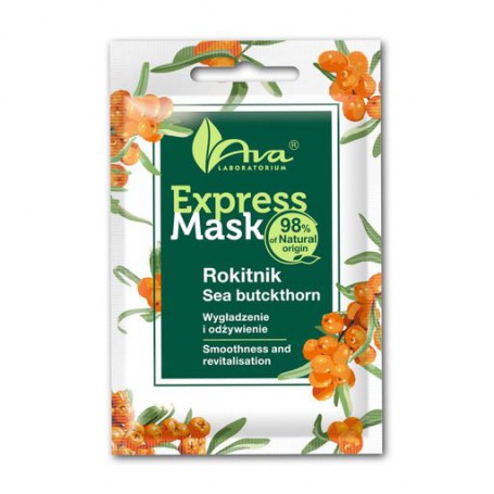 Маска для лица AVA Laboratorium Beauty Express Mask Rokitnik с эссенцией облепихи, 7 мл