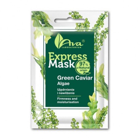 Маска для лица AVA Laboratorium Beauty Express Beauty Express Mask Green Caviar Algae с комплексом водорослей, 7 мл