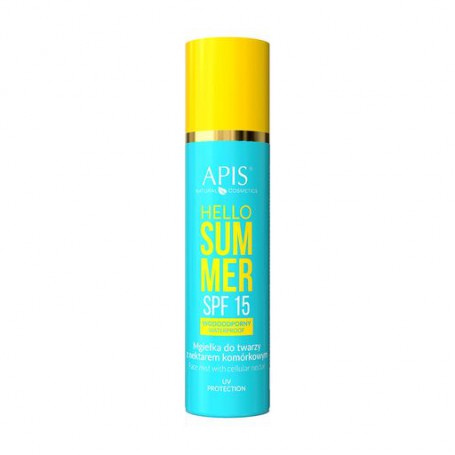 Солнцезащитный спрей Apis Natural Cosmetics Hello Summer SPF 15 с клеточным нектаром, 150 мл