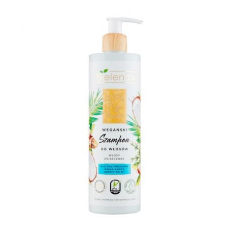 Шампунь Bielinda 100% Pure Vegan Shampoo для поврежденных волос, 400 г