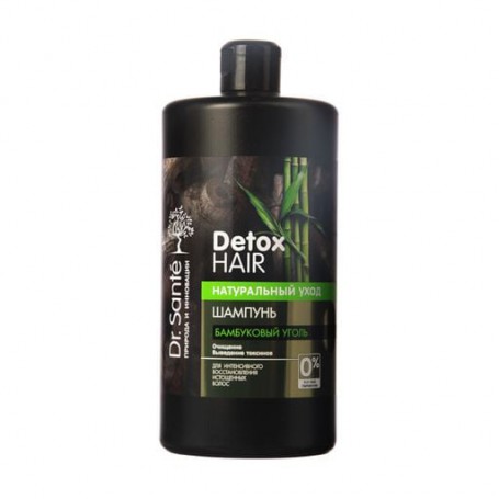 Бессульфатный шампунь Dr. Sante Detox Hair для интенсивного восстановления истощенных волос, 1 л