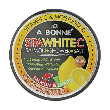 Скраб-соль для душа A Bonne' Spa White C Salmon Увлажнение, с витамином С и экстрактом лосося, 350 г