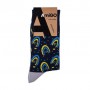 Носки мужские AmiGO классические желто-голубая радуга, размер 25