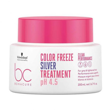 Маска Schwarzkopf Professional BC Bonacure Color Freeze Silver Treatment pH 4.5 для седых и осветленных волос, 200 мл