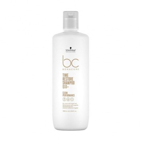 Шампунь Schwarzkopf Professional BC Bonacure Time Restore Shampoo Q10+ для зрелых и ломких волос, 1 л