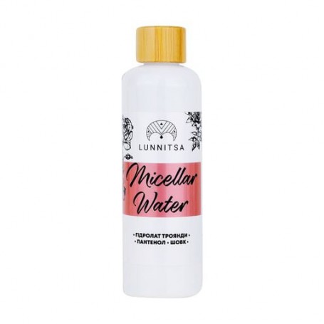 Мицеллярная вода Lunnitsa Micellar Water Гидролат розы, пантенол, шелк, 150 мл