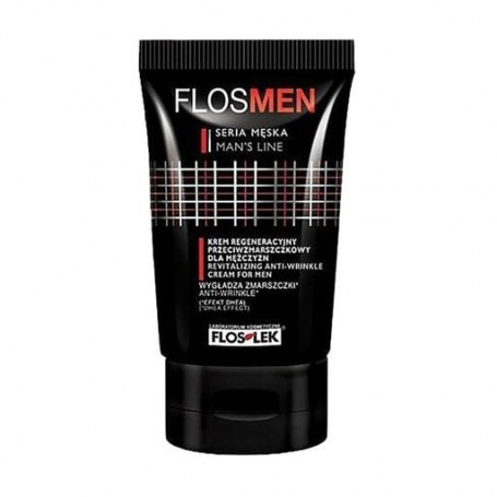 Мужской восстанавливающий крем для лица Floslek Flosmen Revitalizing Anti-Wrinkle Cream против морщин, 50 мл
