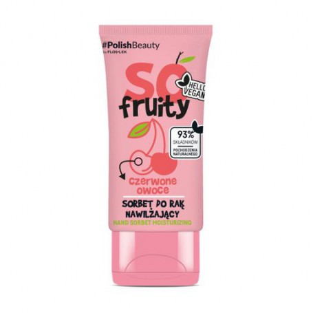 Сорбет для рук Floslek So! Fruity Hand Sorbet Moisturizing Красные ягоды, 50 мл