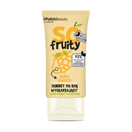 Сорбет для рук Floslek So! Fruity Hand Sorbet Shoothing Желтые фрукты, 50 мл