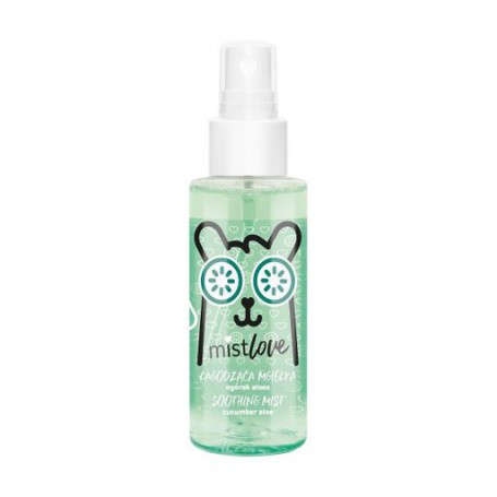 Успокаивающий мист для лица, тела и волос Floslek MistLove Cucumber Aloe Soothing Mist, 30 мл