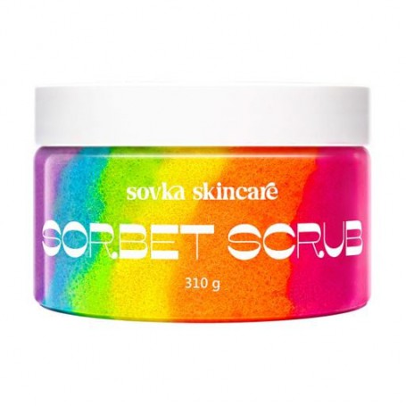 Скраб для тела Sovka Skincare Sorbet Scrub Fruit Rainbow, 310 г