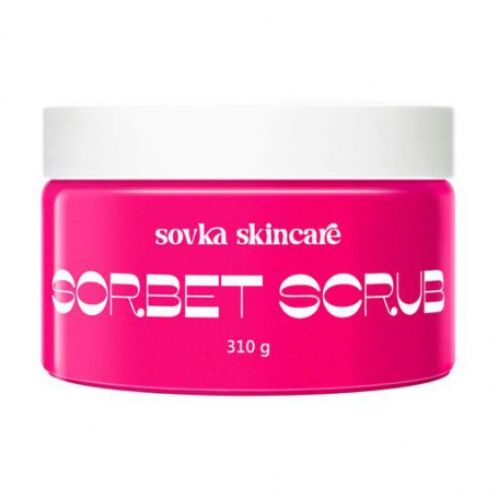 Скраб для тела Sovka Skincare Sorbet Scrub Young Strawberry, 310 г